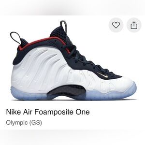 Nike Air foam posite Olympic model
6.5Y